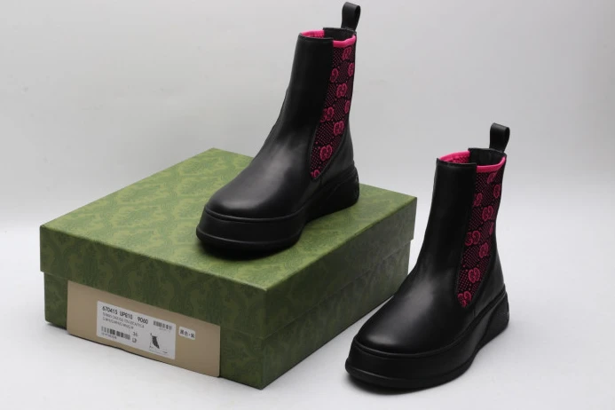 TopPick GUCC Women's boot with GG jersey 718718 AAA8L 2879