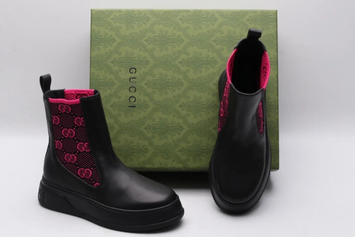 TopPick GUCC Women's boot with GG jersey 718718 AAA8L 2879