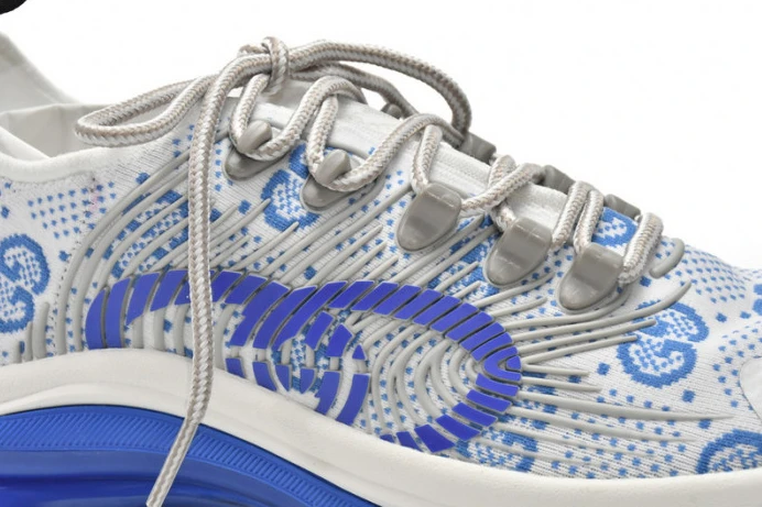 TopPick Gucc Run Sneakers White Blue 2892
