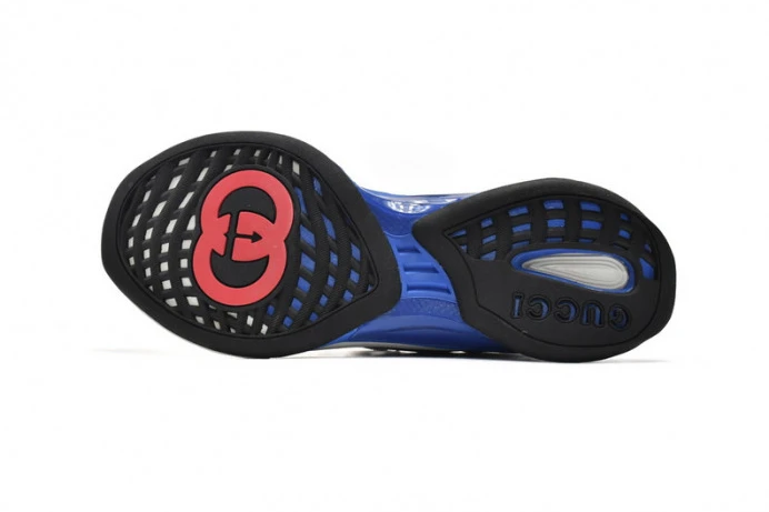 TopPick Gucc Run Sneakers White Blue 2892