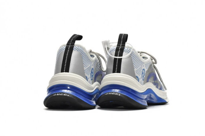 TopPick Gucc Run Sneakers White Blue 2892