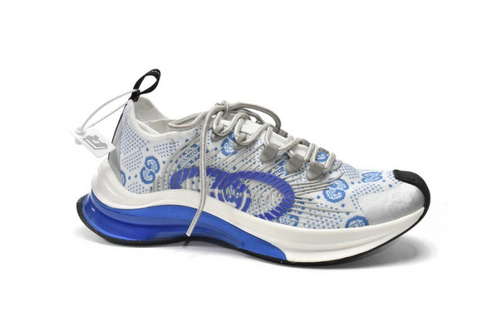 TopPick Gucc Run Sneakers White Blue 2892