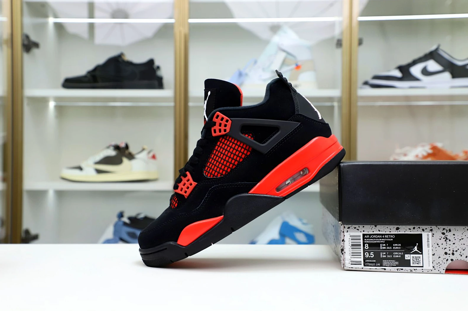 TopPick Kimikick AIR JORDAN 4 RETRO 'RED THUNDER' 2006