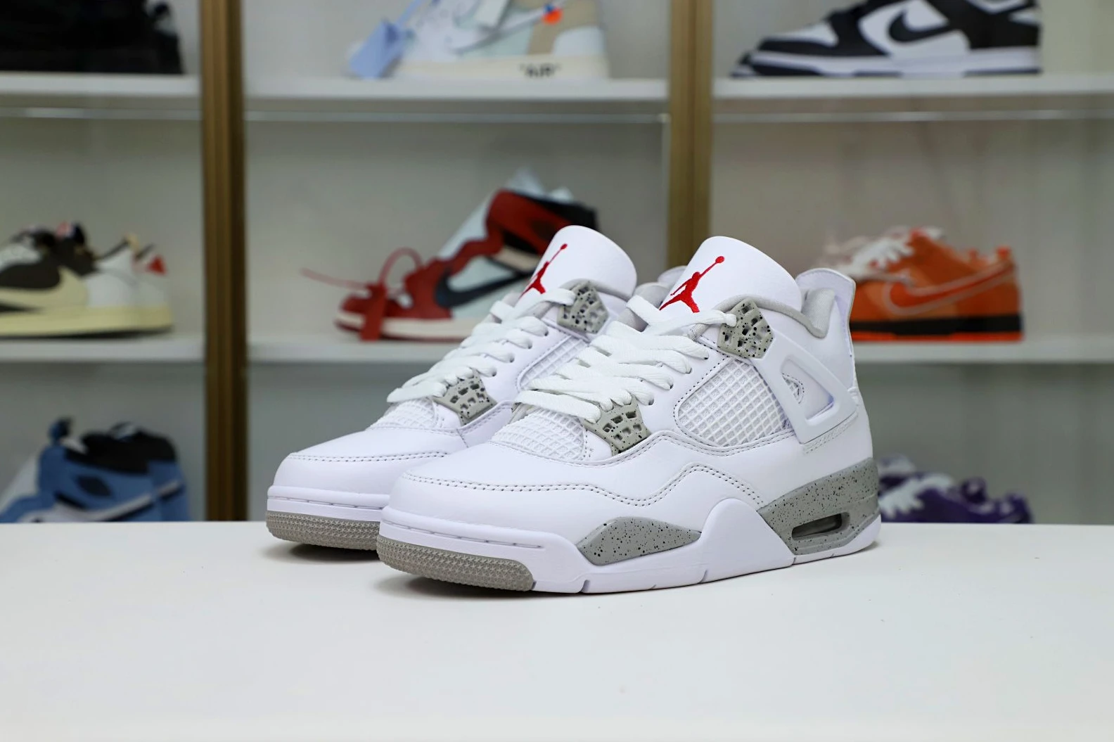 TopPick Kimikick AIR JORDAN 4 RETRO 'WHITE OREO' 2021