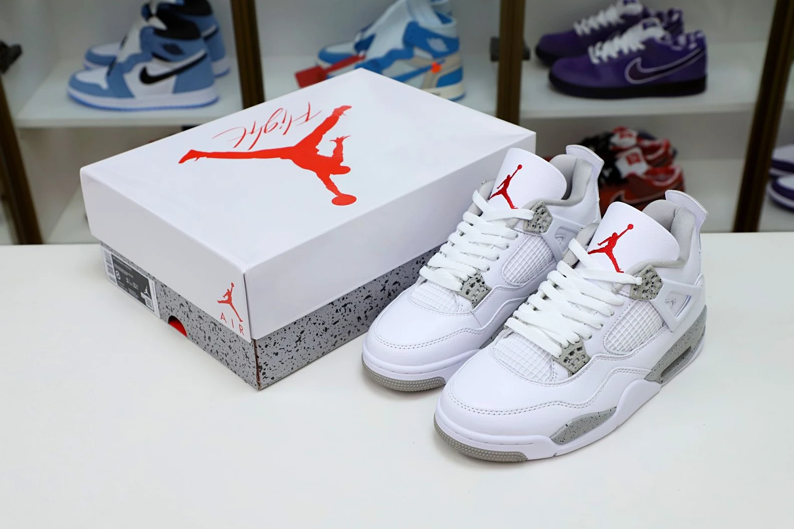 TopPick Kimikick AIR JORDAN 4 RETRO 'WHITE OREO' 2021