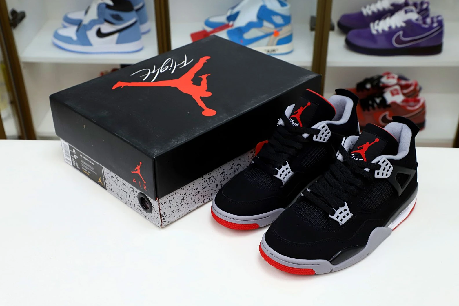 TopPick Kimikick AIR JORDAN 4 RETRO OG 'BRED' 1990
