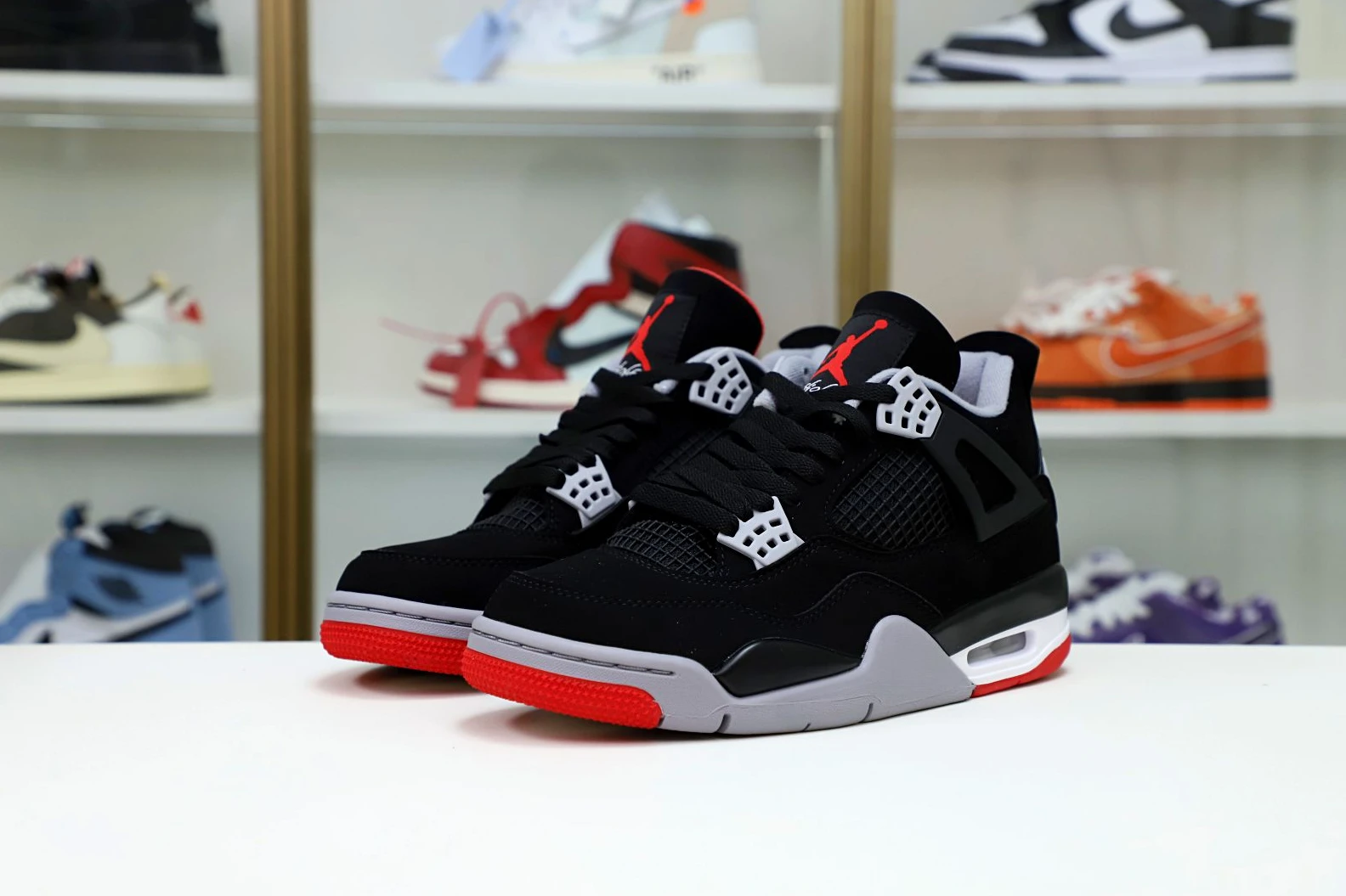 TopPick Kimikick AIR JORDAN 4 RETRO OG 'BRED' 1990