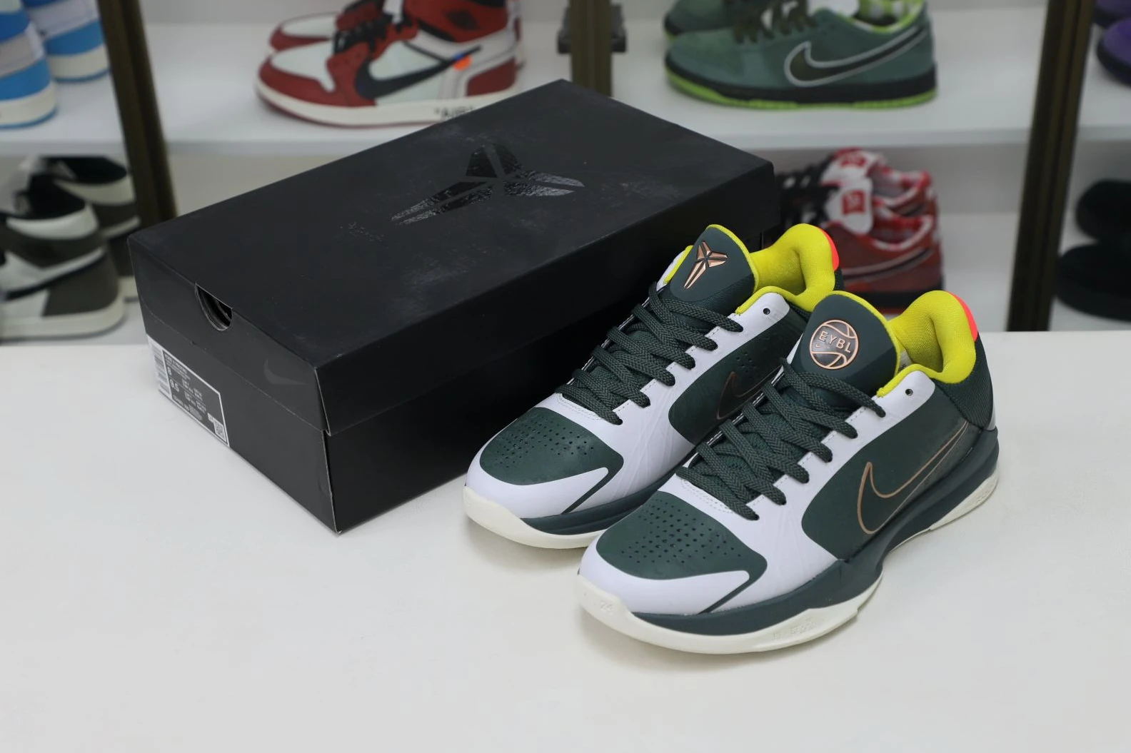 TopPick Kimikick Nike Zoom Kobe 5 Protro EYBLForest Green 3457