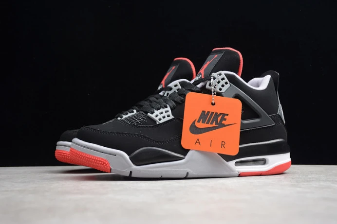 TopPick air jordan 4 retro ''bred'' 2019 black cement 308497- 1762
