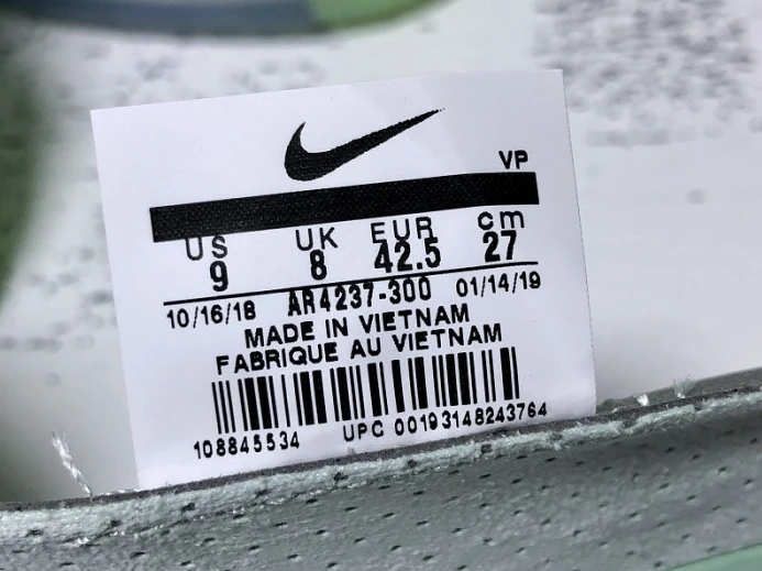 TopPick nike air fear of god 1 frosted spruce green ar4237- 3253