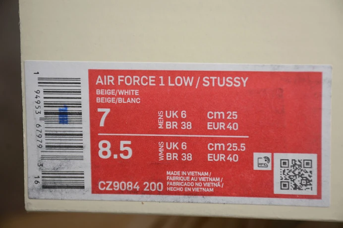 TopPick nike air force 1 low stussy fossil cz9084- 3275