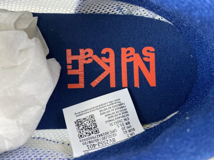 TopPick nike ld waffle sacai white blue lake bv2552- 3112