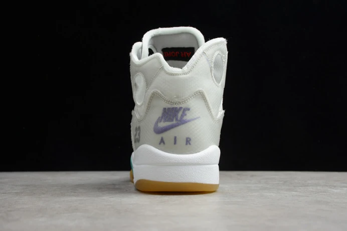 TopPick ofw air jordan 5 white green purple ct8480- 1836