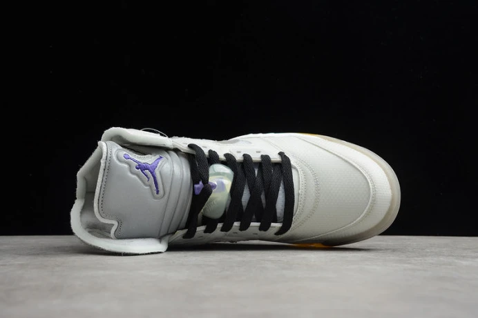 TopPick ofw air jordan 5 white green purple ct8480- 1836