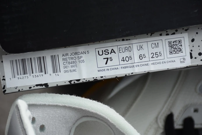 TopPick ofw air jordan 5 white green purple ct8480- 1836
