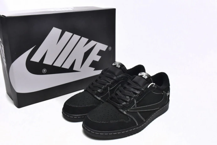 Travis Scott x Air Jordan 1 Low OG Black Phantom DM7866- Comfortable 776