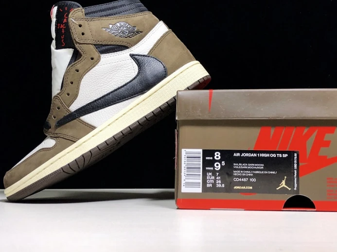 Travis Scott x Air Jordan 1 Retro High OG 'Mocha' - CD4487 Affordable 936
