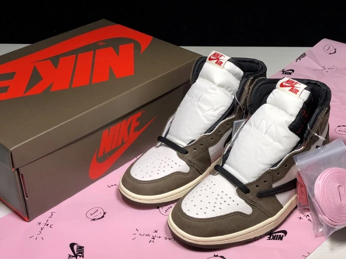Travis Scott x Air Jordan 1 Retro High OG 'Mocha' - CD4487 Affordable 936