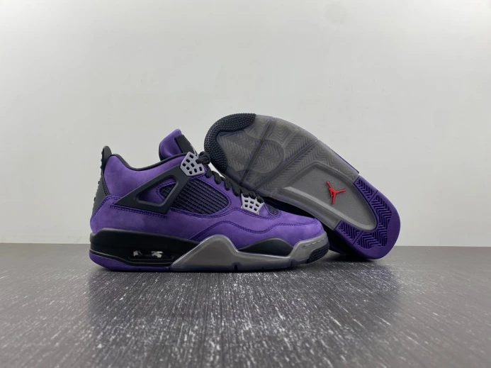 Travis Scott x Air Jordan 4 Purple Suede BestValue 569
