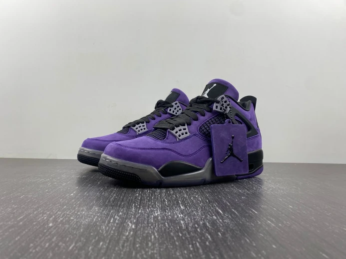 Travis Scott x Air Jordan 4 Purple Suede BestValue 569