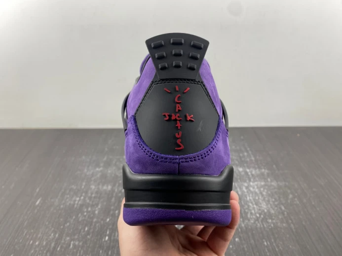 Travis Scott x Air Jordan 4 Purple Suede BestValue 569