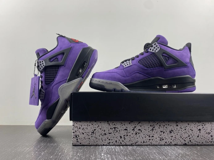 Travis Scott x Air Jordan 4 Purple Suede BestValue 569