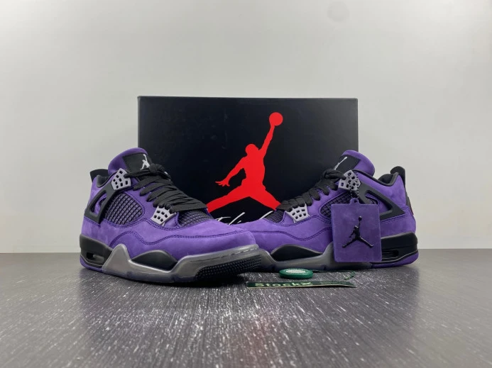 Travis Scott x Air Jordan 4 Purple Suede BestValue 569