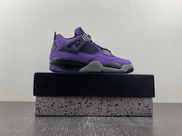 Travis Scott x Air Jordan 4 Purple Suede BestValue 569