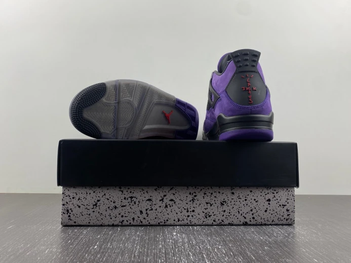 Travis Scott x Air Jordan 4 Purple Suede BestValue 569