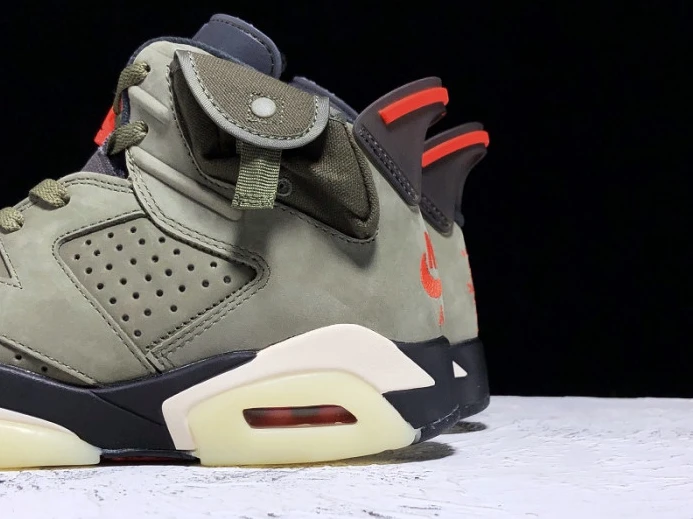Travis Scott x Air Jordan 6 Medium Olive CN1084- SmartChoice 1102