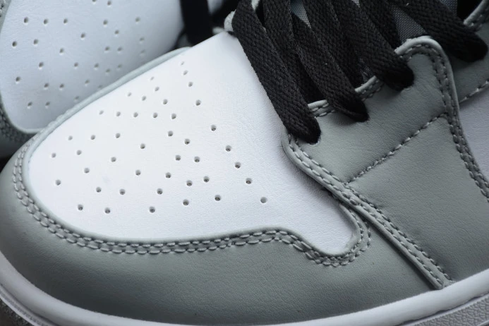 Trendy AIR Jordan 1 Mid Light Smoke Grey 554724- 847