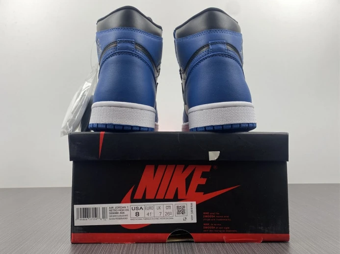 Trendy Air Jordan 1 Retro High OG 'Dark Marina Blue' 555088- 796