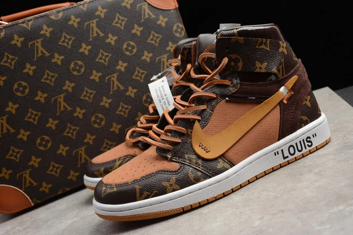Trendy Air Jordan 1 x Off-Louis AJ1 OW AQ0818- 896