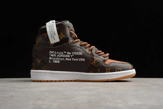 Trendy Air Jordan 1 x Off-Louis AJ1 OW AQ0818- 896
