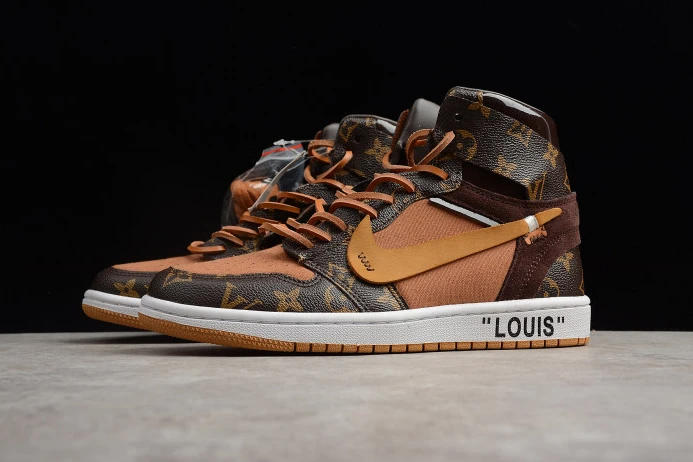 Trendy Air Jordan 1 x Off-Louis AJ1 OW AQ0818- 896