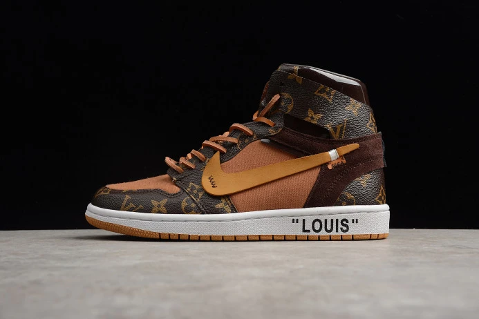 Trendy Air Jordan 1 x Off-Louis AJ1 OW AQ0818- 896