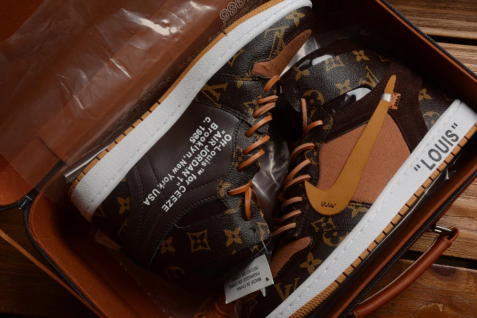 Trendy Air Jordan 1 x Off-Louis AJ1 OW AQ0818- 896