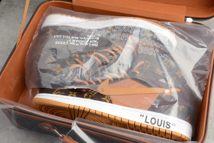 Trendy Air Jordan 1 x Off-Louis AJ1 OW AQ0818- 896
