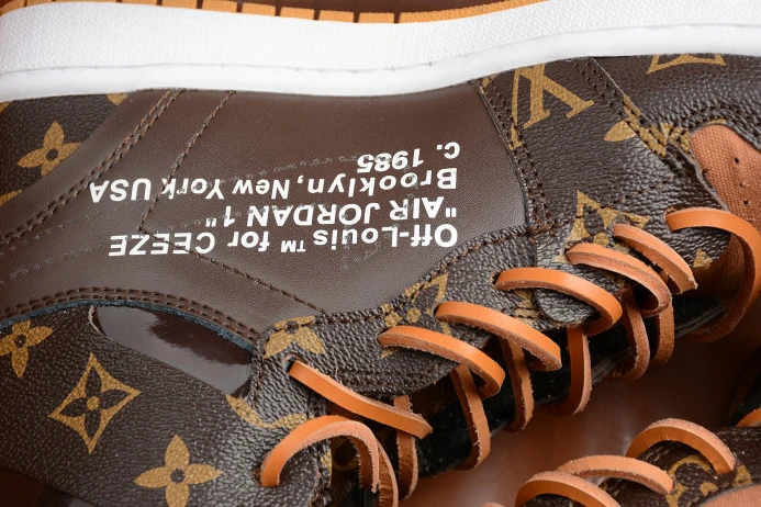 Trendy Air Jordan 1 x Off-Louis AJ1 OW AQ0818- 896