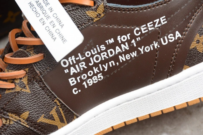 Trendy Air Jordan 1 x Off-Louis AJ1 OW AQ0818- 896