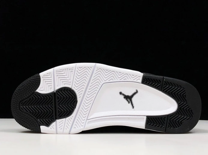 Trendy Air Jordan 4 Royalty Black Metallic Gold-White 308497- 1068