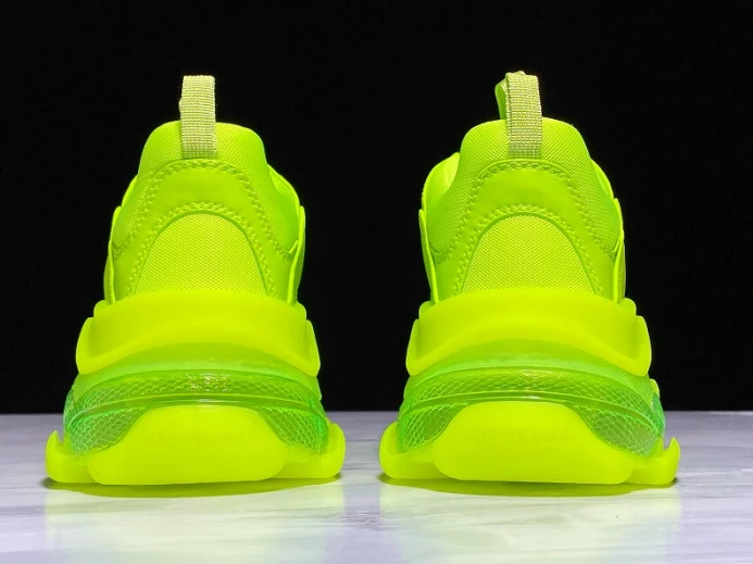 Trendy BLCG Triple S Clearsole Fluo Yellow 541624 W2FF1 2549