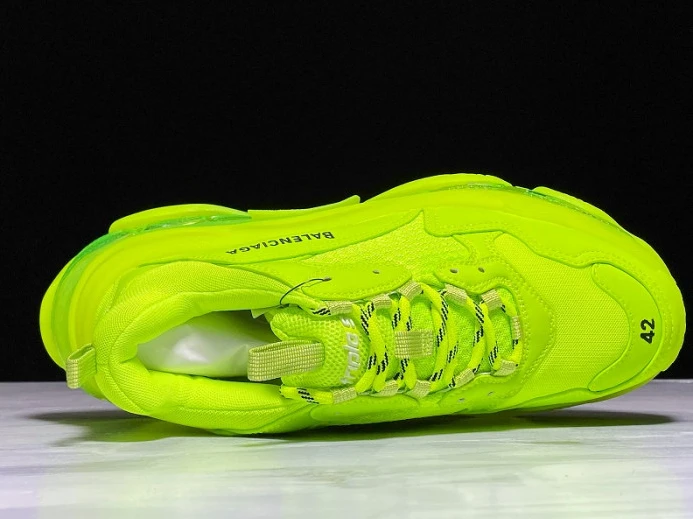 Trendy BLCG Triple S Clearsole Fluo Yellow 541624 W2FF1 2549