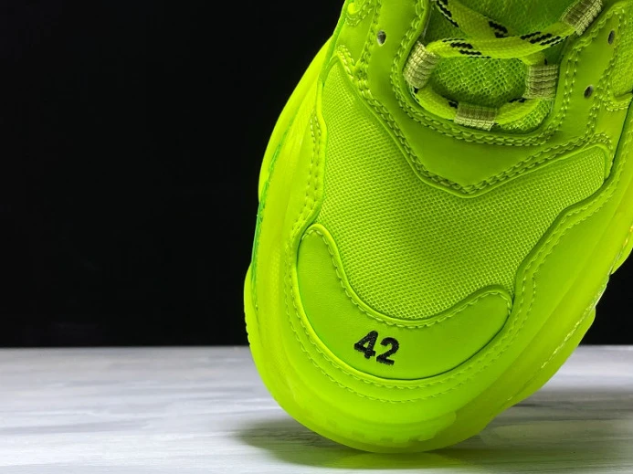 Trendy BLCG Triple S Clearsole Fluo Yellow 541624 W2FF1 2549