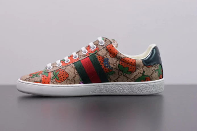 Trendy GUCC ACE EMBROIDERED LOW-TOP SNEAKER 431920 DOPEO 2928