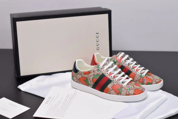 Trendy GUCC ACE EMBROIDERED LOW-TOP SNEAKER 431920 DOPEO 2928