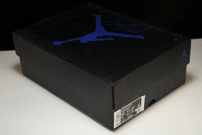 Trendy Jordan 4 Retro Black Game Royal CT8527- 986