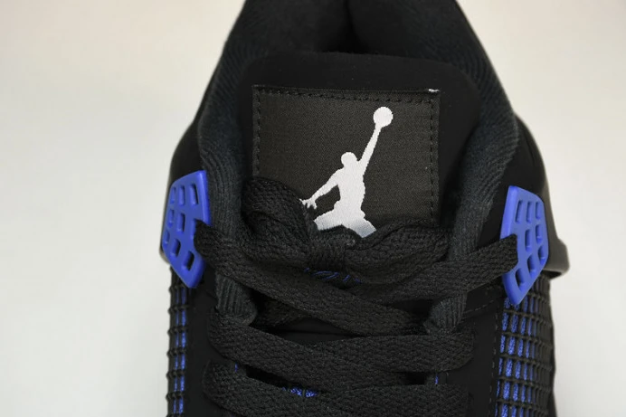 Trendy Jordan 4 Retro Black Game Royal CT8527- 986