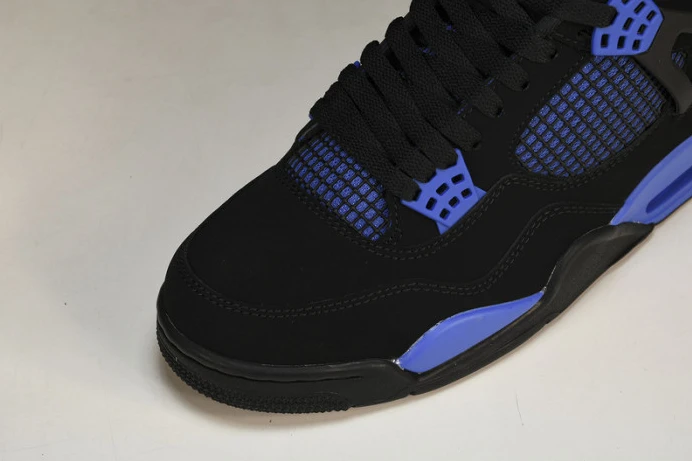 Trendy Jordan 4 Retro Black Game Royal CT8527- 986