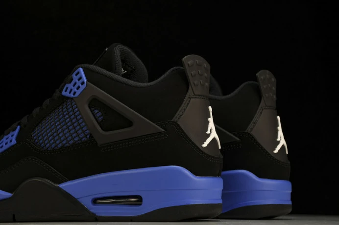 Trendy Jordan 4 Retro Black Game Royal CT8527- 986